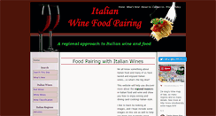 Desktop Screenshot of italy-wine-food-pairing.com