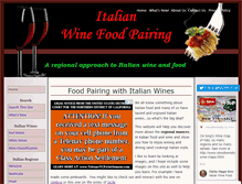Tablet Screenshot of italy-wine-food-pairing.com